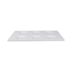 JW6TB-W - Melamine Ramekin Base Plate - White