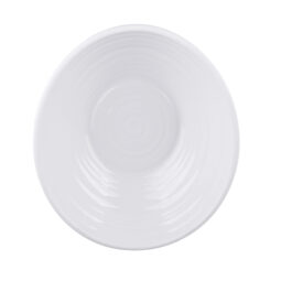 DS725-W - Melamine Oblong Swirl Bowl - White