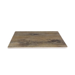 M10-DW - Melamine Square Faux Wood - Driftwood