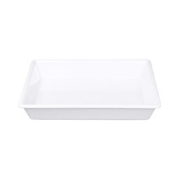 M1012RC-NW - Melamine Rectangular Bowl - White