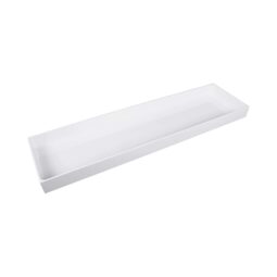 M8302-W - Melamine Rectangular Bin - White