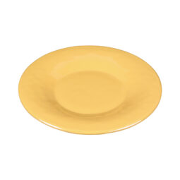 D7P-MY - Melamine Round Plate - Mustard Yellow