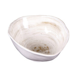 D863OV-TD - Melamine Oval Bowl - Taupe Design