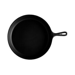 MFP1075-B - Melamine Faux Cast Iron Fry Pan - Black