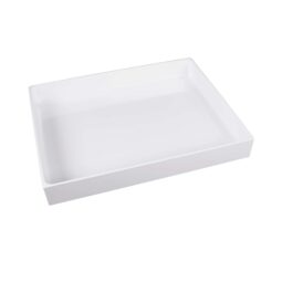 M12152-W - Melamine Rectangular Bin - White