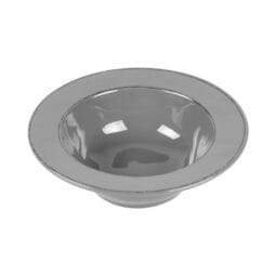 DB8T-G - Melamine Round Double Line Bowl - Gray