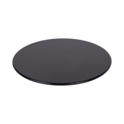 M114-B - Melamine Round Flat Plate - Black