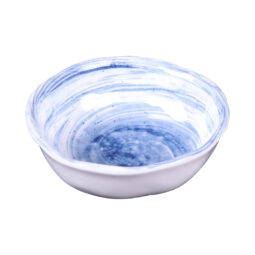 D4134R-ND - Melamine Round Bowl - Navy Design