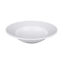 DS105PB-W - Melamine Swirl Pasta/Soup Bowl - White