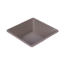 DB772SQ-MR - Melamine Square Bowl - Mushroom