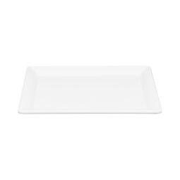 M1058-NW - Melamine Rectangular Platter - White