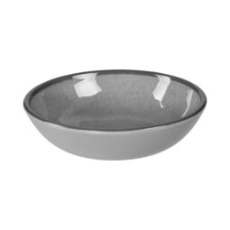 DB51M-G - Melamine Small Round Crackle Bowl - Gray