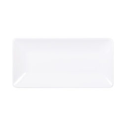 M168RC-NW - Melamine Rectangular Platter - White