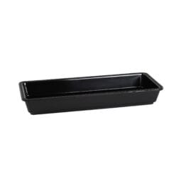M1562-B - Melamine Rectangular Beaded Edge Tray - Black