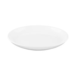 B1014R-W - Melamine Round Coupe Plate - White