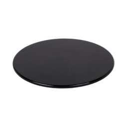 M7PL-B - Melamine Round Flat Plate (Fits M5P Pedestal) - Black