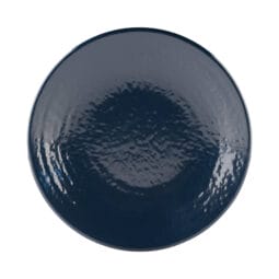 D814RR-LAP - Melamine Round Pebble Plate - Lapis