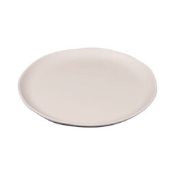 B183140-V - Melamine Round Plate - Vanilla