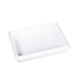 M7562LID-W - Melamine Rectangular Reversible Bin Lid - White