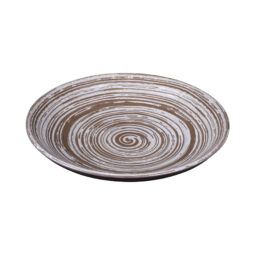 B395110-SDW - Melamine Round Bowl - Stardust White