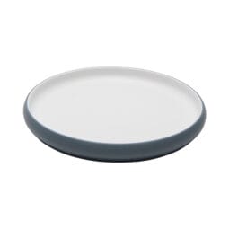 21378-TOH/BL - 8.5" hatch touch of honey interior/bluejay exterior round melamine plate, 8.5"L x 8.5"W x 1"H, GET, cheforward