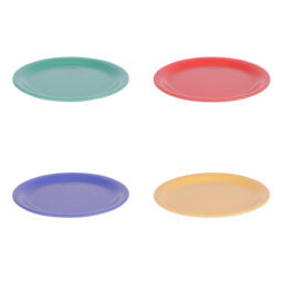 B714PL-MIX - Melamine Round Plate - AG, SC, VT, Y