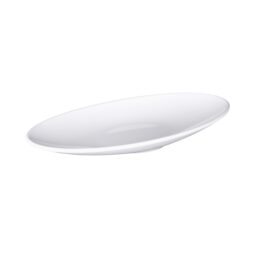 M167P-NW - Melamine Oblong Platter - White