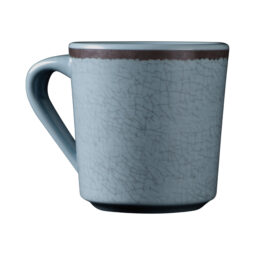 DC14-CB-M - Melamine Mug - Cameo Blue w/ Mojave Finish Decal