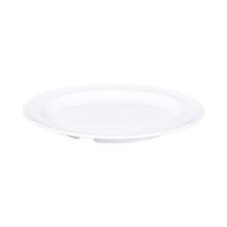 B612R-W - Melamine Round Plate - White