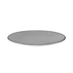 D8512OVM-G - Melamine Oval Crackle Plate - Gray