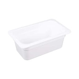 CM6104-NW - Melamine Quarter Size Deep Pan - White