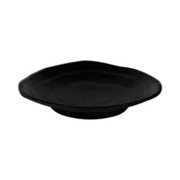 JWT63-B - Melamine Irregular Edge Triangle Plate - Black