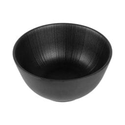 B385522-B - Melamine Round Bowl - Black