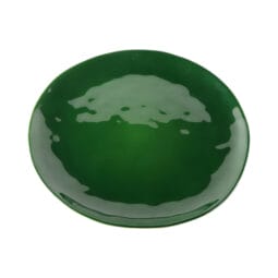DG9R-GRG - Melamine Round Plate - Green Glaze