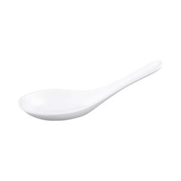 020-3-W - Melamine Soup Spoon - White
