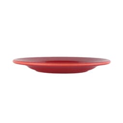 DGP7R-RG - Melamine Round Plate - Red Glaze