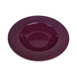 DGB1015R-PG - Melamine Round Past/Soup Bowl - Purple Glaze