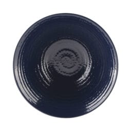 D1005RR-LAP - Melamine Bowl - Aubergine Matte Finish Outside/Lapis Gloss Finish Inside