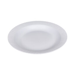 B-192-RMM-W - 6 qt., 18" Dia. X 2.81"H, Textured Rim Matte Finish Display Bowl, White  G.E.T. Riva Maris