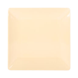 M1313SQ-BCY - Melamine Square Plate - Banana Crepe