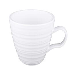 DSM-W - Melamine Swirl Mug - White