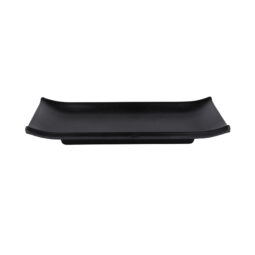JWTR19-B - Melamine Rectangular Tray - Black