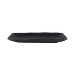 JW5411-B - Melamine Rectangular Wave Tray - Black