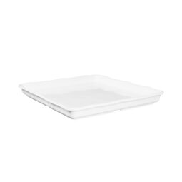 M1314-NW - Melamine Rectangular Organic Tray - White
