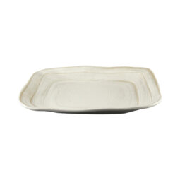 D11PLST-OWD - Melamine Irregular Square Plate - Off White Design