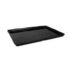 M1826-B - Melamine Rectangular Organic Tray - Black