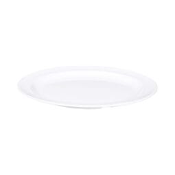 B91PL-W - Melamine Round Plate - White