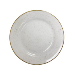 PA1605902912 - 12 1/4" Rolled Edge Plate, Grey Artisan Plate, Brown Artisan Plate, Beige Artisan