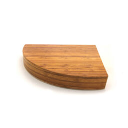 M1512TL-BB - Melamine Quarter Oval Riser - Bamboo