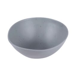 B275076-DGS - Melamine Round Bowl - Dark Gray w/ Speckle